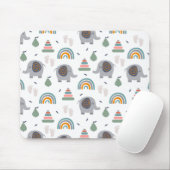 Niedlich Baby Toy Pattern Mousepad (Mit Mouse)