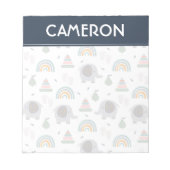 Niedlich Baby Toy Pattern Notizblock (Vorderseite)