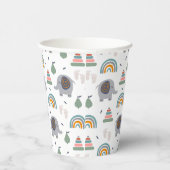 Niedlich Baby Toy Pattern Pappbecher (Rechts)