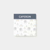 Niedlich Baby Toy Pattern Post-it Klebezettel (Vorderseite)