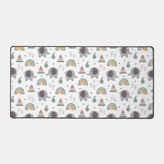 Niedlich Baby Toy Pattern Schreibtischunterlage (Vorderseite)