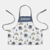 Niedlich Baby Toy Pattern Schürze (Vorderseite)