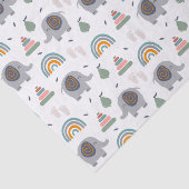 Niedlich Baby Toy Pattern Seidenpapier (Ausschnitt)