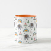 Niedlich Baby Toy Pattern Tasse (Zentrum)