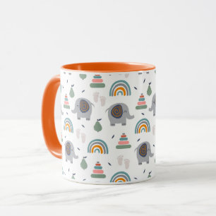 Niedlich Baby Toy Pattern Tasse