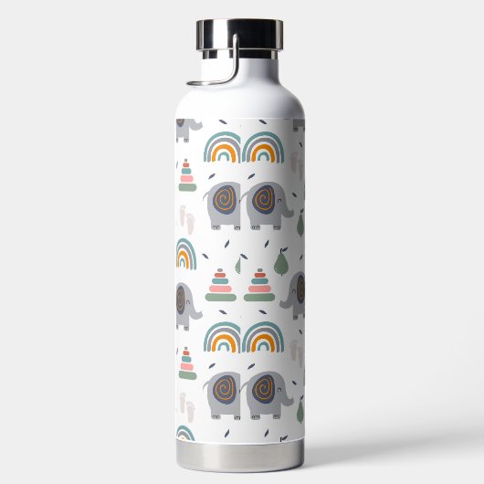 Niedlich Baby Toy Pattern Trinkflasche (Rechts)