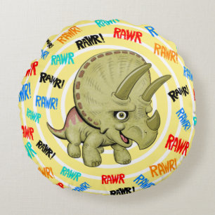 Niedlich Baby Triceratops RAWR Kissen