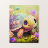 Niedlich Baby Turtle Jigsaw Puzzle (Vertikal)