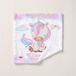 Niedlich Baby Unicorn Kinder waschen Tuch