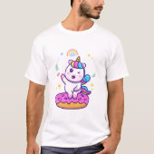 Niedlich Baby Unicorn T-Shirt (Vorderseite)
