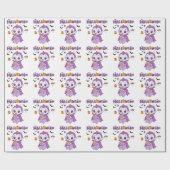 Niedlich Baby Vampire Halloween Kawaii Design Geschenkpapier (Flach)