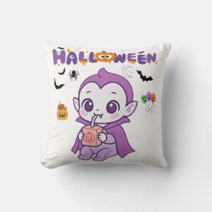 Niedlich Baby Vampire Halloween Kawaii Design Kissen