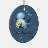 Niedlich Baby Whale Baby Dusche Ornament (Rechts)
