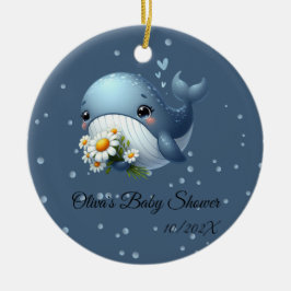 Niedlich Baby Whale Baby Dusche Ornament