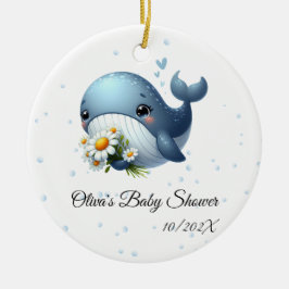 Niedlich Baby Whale Baby Dusche Ornament