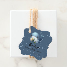 Niedlich Baby Whale Baby Duwer Fevor Tags Geschenkanhänger