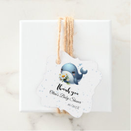 Niedlich Baby Whale Baby Duwer Fevor Tags Geschenkanhänger