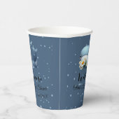 Niedlich Baby Whale Baby Shooting Paper Cup Pappbecher (Rechts)