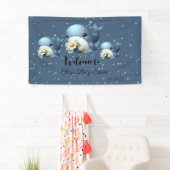 Niedlich Baby Whale Baby Showbanner Banner (Insitu)