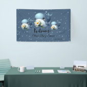 Niedlich Baby Whale Baby Showbanner Banner (Messeveranstaltung)