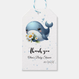 Niedlich Baby Whale Baby Showmarke Geschenkanhänger