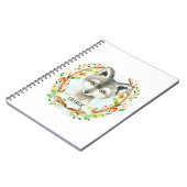 Niedlich Baby Wolf Notizblock (Linke Seite)