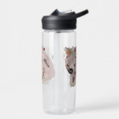 Niedlich Baby Wombat Gold Speckle Individuelle Nam Trinkflasche (Links)