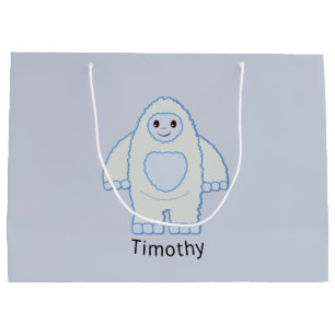 Niedlich Baby Yeti Große Geschenktüte