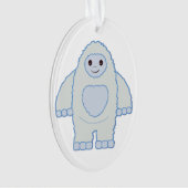 Niedlich Baby Yeti Ornament (Vorderseite)