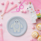 Niedlich Baby Yeti Pappteller (Party)