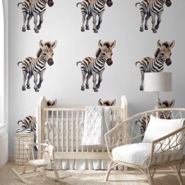 Niedlich Baby Zebra Tiermuster Tapete