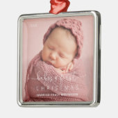 Niedlich Baby's 1. Weihnachten Ornament Aus Metall (Links)