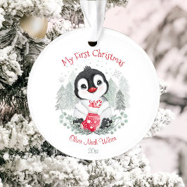 Niedlich Baby's First Christmas Acrylic Ornament