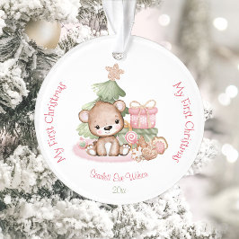 Niedlich Baby's First Christmas Ornament Acrylic