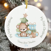 Niedlich Baby's First Christmas Ornament Keramik