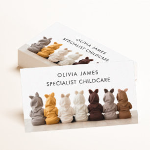 Niedlich Babys Tagespflege Kinderzimmer Kindermädc Visitenkarte