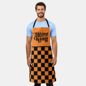 Niedlich Backend King Word Art Schürze (Getragen)