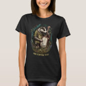 Niedlich Badger beim Banjo spielen, Badger Lovers T-Shirt (Vorderseite)