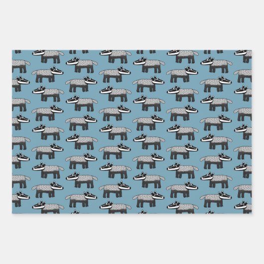 Niedlich Badger Geschenkpapier Set (Vorderseite)