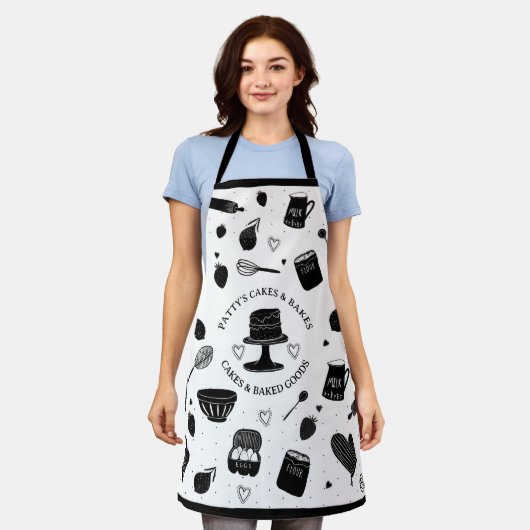 Niedlich Baker Konditorei Koch Backtriebmittel Sch Schürze (Getragen)