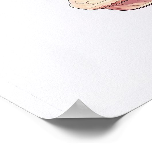 Niedlich Baker Konditorei Koch Katzenkätzchen mit Poster (Ecke)