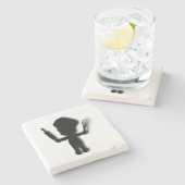 Niedlich Baker Steinuntersetzer (Seitenansicht)