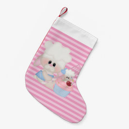 Niedlich Baking Bunnies Weihnachtsfeiertag Strumpf Kleiner Weihnachtsstrumpf