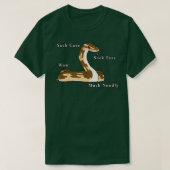 Niedlich Ball Python Snake T-Shirt (Design vorne)
