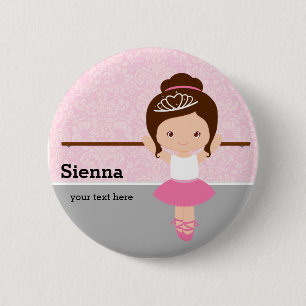 Niedlich Ballerina Button