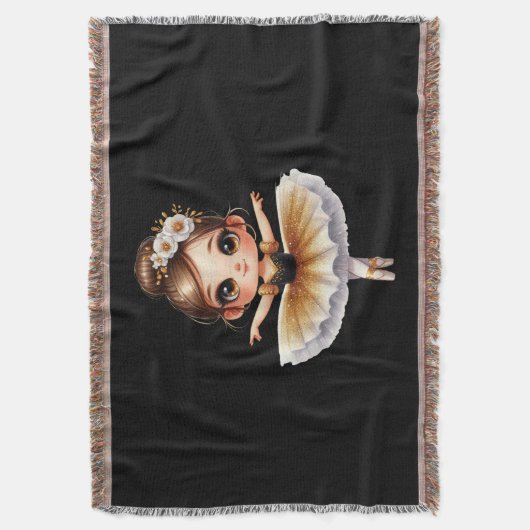 Niedlich Ballerina Decke (Vorderseite Vertikal)