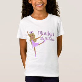 Niedlich Ballerina Doodle Party Geburtstag T - Shi T-Shirt