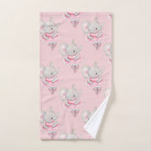 Niedlich Ballerina Elephant Pink Tutu Badhandtuch Set (Handtuch)