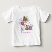 Niedlich Ballerina Fairy Baby T - Shirt