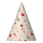 Niedlich Ballerina Girl Geburtstagsparty Partyhütchen (Links)